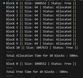 Memory Allocator